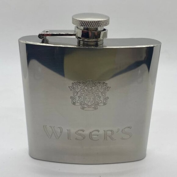 Vintage Wiser's Stainless Steel Flask - 6oz - Picture 1 of 5
